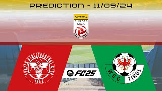 Grazer AK vs WSG Tirol  Prediction  202425 Admiral Bundesliga  EA FC 25 [upl. by Sane288]