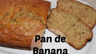 Como hacer pan de banana Cocinando con Ros Emely [upl. by Dreyer]