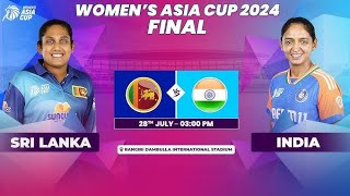 quotLive Sri Lanka Women vs India Women  T20 Cricket Match 2024quot [upl. by Inele]