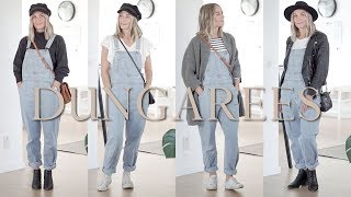 6 ways to wear dungarees  Capsule wardrobe style guides [upl. by Pears]