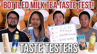 Bottled Milk Tea in Singapore  Taste Testers  EP 43 [upl. by Elohcan25]