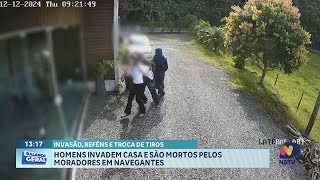 Dois homens mortos durante invasão em casa em Navegantes [upl. by Kawai375]