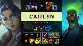 Caitlyn ADC vs Brand Dominating  EUW Master Patch 1421 [upl. by Siramay]