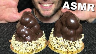 ASMR Eating Chocolate Profiterole Cake 🍫 プロフィテロール 먹방 【MUKBANG】 [upl. by Pepito775]