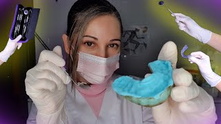 Clínica ASMR  Dentista de confianza hace tu férula  Rol Médico realista [upl. by Wynn]