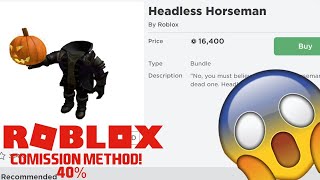 NEW 40 Method to Get HEADLESS HORSEMAN in ROBLOX 2024 [upl. by Ehrlich]