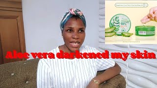 Aloe vera made my skin Black [upl. by Reace]