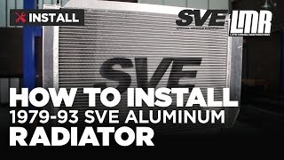 How To Remove amp Install SVE Fox Body Mustang Radiator  19791993 [upl. by Akcinat843]