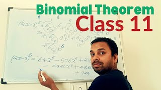 Binomial Theorem class 11 ncert maths [upl. by Lua]