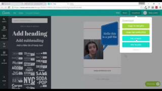 How to Make a Clickable PDF with Canva [upl. by Gorges761]