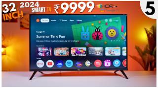 Top 5 Best Android Smart TV Under 10000 in 2024🔥Best 32 Inch Smart TV Under 10000🔥Google TV 2024 [upl. by Akinam213]