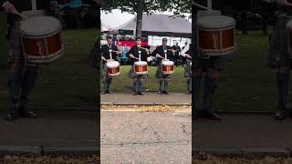 Peoples ford boghall and Bathgate Caledonia drum corps world pipe band championships 2024🥁 [upl. by Fugere504]