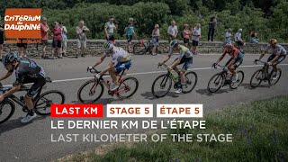 Last KM  Stage 5  Dauphiné 2023 [upl. by Guod]