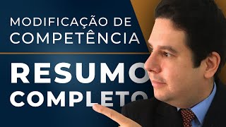 Causas de Modificação de Competência no Direito Processual 🤔Aula Processo Civil 2024 📚 SAIBA TUDO [upl. by Wildermuth]