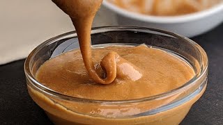 Caramel crémeux sans cuisson et sans crème  Incroyable  Un caramel santé ♥ [upl. by Caryl94]