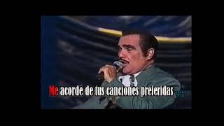 Vicente Fernández Borracho te recuerdo v2  LETRAS BER [upl. by Honeywell]