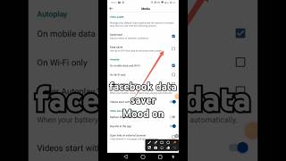 How To Save Mobile Data On Facebook App  Facebook Data Saver Setting viralvideo viralshorts 2024 [upl. by Truelove]