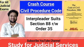 Interpleader Suits CPC  Section 88 of CPC  Vishal Singh  Judiciary  Law  Order 35 cpc [upl. by Vivienne29]