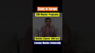 Erasmus mundus scholarship 2025 joint master program [upl. by Erfert189]