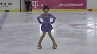 Catalina Stanescu  Locul 1  6 ani  Cupa primaverii la patinaj artistic FRP [upl. by Yemarej]