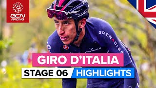 Giro dItalia Stage 6 Highlights [upl. by Annaear]