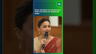 When Alia Bhatt and PM Narendra Modi connected over Bollywood songs [upl. by Narhem]