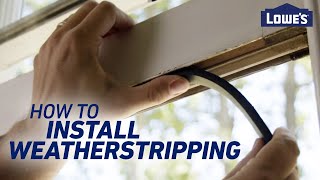 How To Install Weatherstripping [upl. by Assiralc]