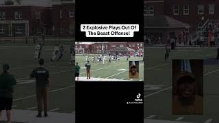 2 Explosive Plays Out Of The Beast Offense [upl. by Anirdna658]