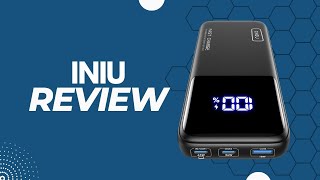 Review INIU Power Bank 20000mAh 65W USB C Laptop Portable Charger PD QC Fast Charging 3Output [upl. by Peppard]