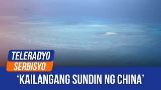 Tolentino China hindi puwedeng balewalain ang Archipelagic Sea Lanes Act  07 September 2024 [upl. by Auberon]