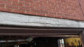 Garage lintel and door replacement  TimeLapse [upl. by Yknarf]