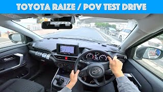 2020 Toyota RAIZE  Test Drive  POV with Binaural Audio [upl. by Sumerlin379]