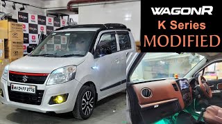 WAGONR K SERIES MODIFIED WITH GOFAR CARRIERWALNUT INTERIOR amp 14 quot DIAMOND CUT ALLOYS 📞98201 87037 [upl. by Marvin785]