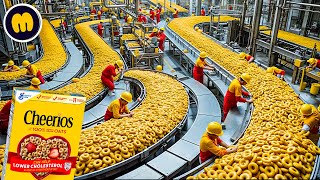 How Cheerios are Made in Factory  Cheerios Factory Process [upl. by Aivatan]