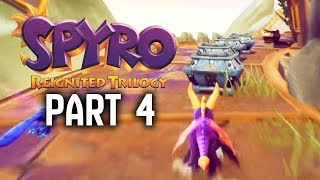 SPYRO REIGNITED TRILOGY Walkthrough Part 4  100 Magic Crafters  Blowhard amp Wizard Peak [upl. by Miksen]