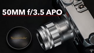 F2 vs F35 Is the Voigtländer 50mm f35 APO a Hidden Gem [upl. by Netsirk]