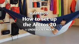 How to Set Up the Arctos 20 in Underquilt mode [upl. by Spearing]