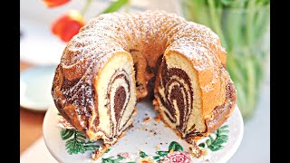 Prosta SZYBKA BABKA Marmurkowa – Przepis – Mała Cukierenka [upl. by Niattirb]