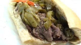 Chicagos Best Italian Beef Johnnies Beef [upl. by Aihsenad831]