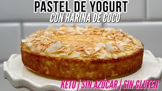 PASTEL KETO  PASTEL CON HARINA DE COCO  DIETA KETO [upl. by Sean571]