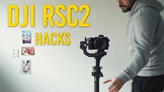 DJI Ronin SC2 Hacks that will make your life easier [upl. by Naleek735]