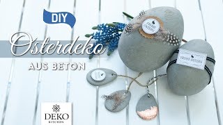 DIY coole XLOstereier und Anhänger aus Beton How to Deko Kitchen [upl. by Gonzalo]