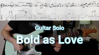 Bold as Love  John Mayer Guitar Solo  TABs Patreon [upl. by Gnap]