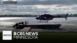 Man suing Minnesota city over helicopter access to lake shore property [upl. by Ayam]