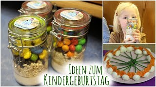 Ideen für den Kindergeburtstag  Mitgebsel  KitaFrühstück [upl. by Carmelo]