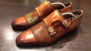 MAGNANNI マグナーニをクリーニング、クラック補修とムラ染め前編 [upl. by Chicoine913]