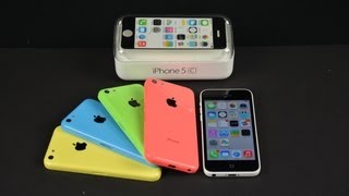 Apple iPhone 5c Unboxing Demo amp Benchmarks [upl. by Riay]