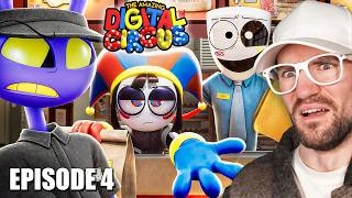 Episode 4 ist KRANK und sad 🍔 The Amazing Digital Circus  Ep 4 Fast Food Masquerade  Reaction [upl. by Htebasile680]