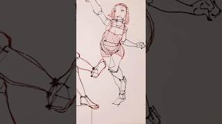 Foreshortening art artph woman drawing sketches sketch figuredrawing figures practice [upl. by Landre99]