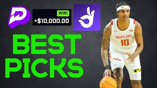 PrizePicks 6 Day Win Streak 2624 Dabble College Basketball NBA Player Prop Free Picks [upl. by Hadrian923]